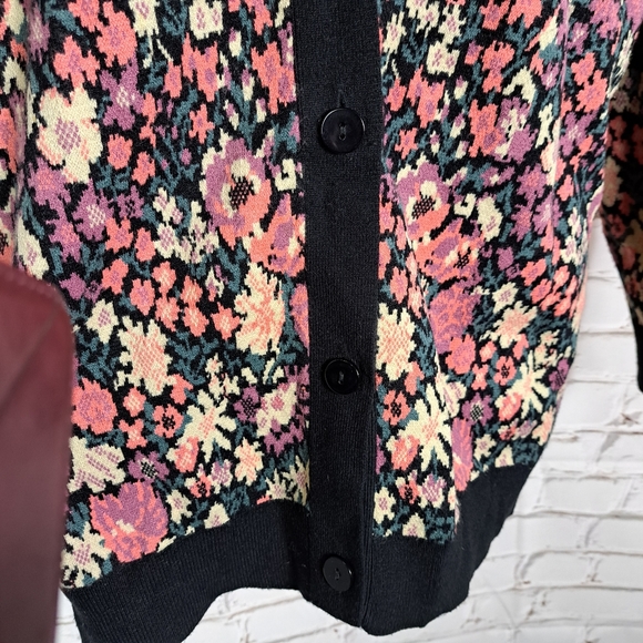 *SOLD* Zara Jacquard Knit Cardigan - Picture 9 of 13